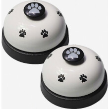 Clochettes d'entraînement pour animaux de compagnie, lot de 2 clochettes pour chien pour la communication et l'apprentissage de la prop
