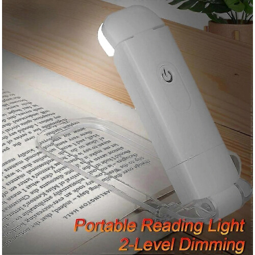 Lampe de lecture LED portable rechargeable USB avec clip de protection oculaire 1
