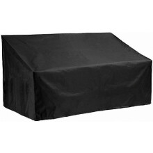 Housse pour banc 2 places - Housse imperméable pour banc de jardin, en tissu Oxford 210D résistant avec revêtement PVC renforcé, dimens