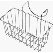Porte-éponge pour évier, égouttoir de cuisine suspendu en acier inoxydable