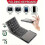 Wireless Keyboard Ultra Thin Foldable Multi System Compatible Home Office Keyboard 4