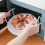 2pcs Microwave Plate Stacker Grill Rack Microwave Tray Plastic Baking Oven Tray 4