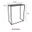 Black Marble Console Table with Metal Frame Shelf 7