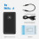 Bluetooth 5.0 Transmitter/receiver, 2-in-1 Wireless 3.5mm Audio Adapter (aptx Low Latency, 2 Devices Simultaneously 5