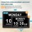Large Display Digital Alarm Clock for Seniors, Plug-in with Date and 4 Display Modes 2