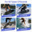 Wall-Mounted Surfboard Storage Rack 2 Pack with Protective Padding, Multi-Functional Organizer for Garage or Shed 5