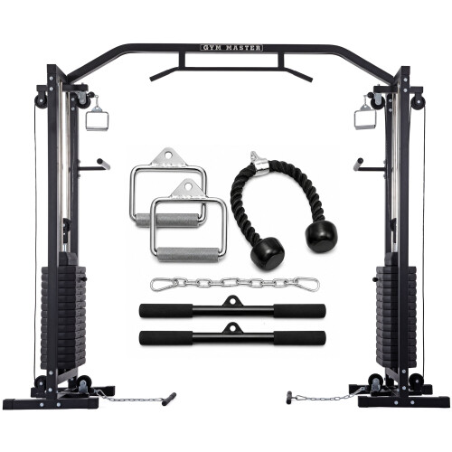 GYM MASTER 180kg Cable Crossover Machine | Cable Pulley Machine