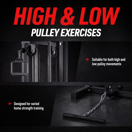 GYM MASTER 180kg Cable Crossover Machine | Cable Pulley Machine 2