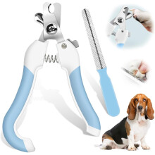 Professional Cat Nail Clippers – Safety Claw Scissors with File for Dogs & Cats