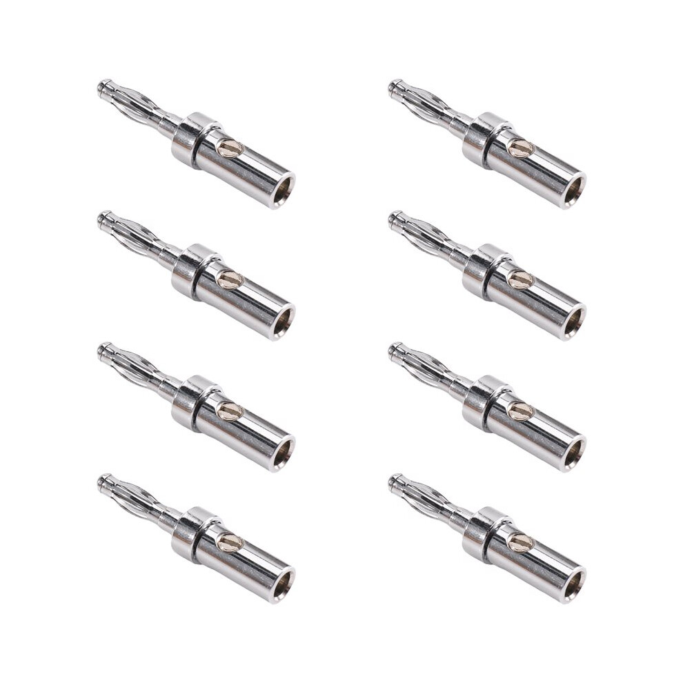 Hifi Audio For Rhodium Plating Banana Plug Speaker Cable Connector Jack Loudspeaker Cable Adapter Ba1429 6033078427244