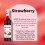 MONIN Strawberry Syrup 1L Vegan 3