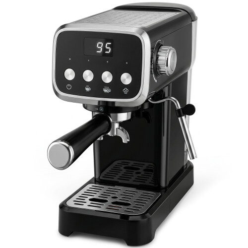 1.2L Espresso Machine Coffee Maker in Black