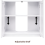 Under Sink Bathroom Storage Cabinet White Vanity 3