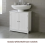 Under Sink Bathroom Storage Cabinet White Vanity 4