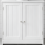 Under Sink Bathroom Storage Cabinet White Vanity 10