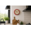 Vintage 50s Style Round Red Wall Clock Decor 4