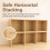 Charles Jacobs (Extra Large) Charles Jacobs Vinyl 12" LP Record Cube Storage Box Unit Oak 7