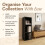 Charles Jacobs (Extra Large) Charles Jacobs Vinyl 12" LP Record Cube Storage Box Unit Black 5