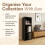 Charles Jacobs (Extra Large) Charles Jacobs Vinyl 12" LP Record Cube Storage Box Unit Black 6