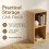 Charles Jacobs (Large) Charles Jacobs Vinyl 12" LP Record Cube Storage Box Unit Oak 4