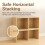 Charles Jacobs (Large) Charles Jacobs Vinyl 12" LP Record Cube Storage Box Unit Oak 6