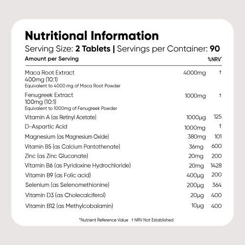 WeightWorld Testo Booster 180 Tablets 2