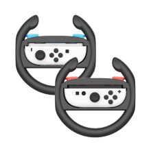 Volants de Jeu pour Console Joy-Con, Lot Ergonomique de 2 Pièces, Noir — volant switch, accessoire joy-con