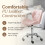 Charles Jacobs (Pink) Charles Jacobs Cushioned Swivel Office Chair 4