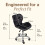 Charles Jacobs (Black) Charles Jacobs Cushioned Swivel Office Chair 4