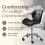 Charles Jacobs (Black) Charles Jacobs Cushioned Swivel Office Chair 5