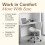 Charles Jacobs (White) Charles Jacobs Cushioned Swivel Office Chair 5