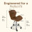 Charles Jacobs (Brown) Charles Jacobs Cushioned Swivel Office Chair 4