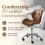 Charles Jacobs (Brown) Charles Jacobs Cushioned Swivel Office Chair 5