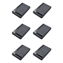 6pcs 2.5inch HDD SSD Enclosure USB 3.0 to External Hard Drive Case for Laptop Desktop PC High-Speed Data Transfer