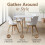 Charles Jacobs (White) 5pc Charles Jacobs Beech Dining Set 4