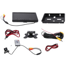 2 Set Monitor LCD per Auto da 9 Pollici HD -Compatibile VGA/AV TV Lettore DVD Telecamera Retrovisore Poggiatesta Monitor Parcheggio Sistema di