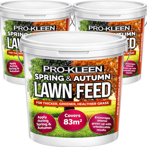 Pro-Kleen (3 x 2.5KG) ProKleen Spring and Autumn Lawn Feed