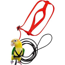 Adjustable Bird Harness & Strap – Training Supplies for Parrots