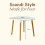 Charles Jacobs Charles Jacobs 100cm diameter Circular Dining Table With White Tabletop 3