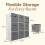 Charles Jacobs (9 Grey Drawers) Charles Jacobs White 9 Cube Open Book Shelf Storage 3