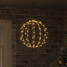 (Warm white, 40 cm) vidaXL Christmas Finial Light 96 LEDs Warm White Diameter 30 x 32 cm