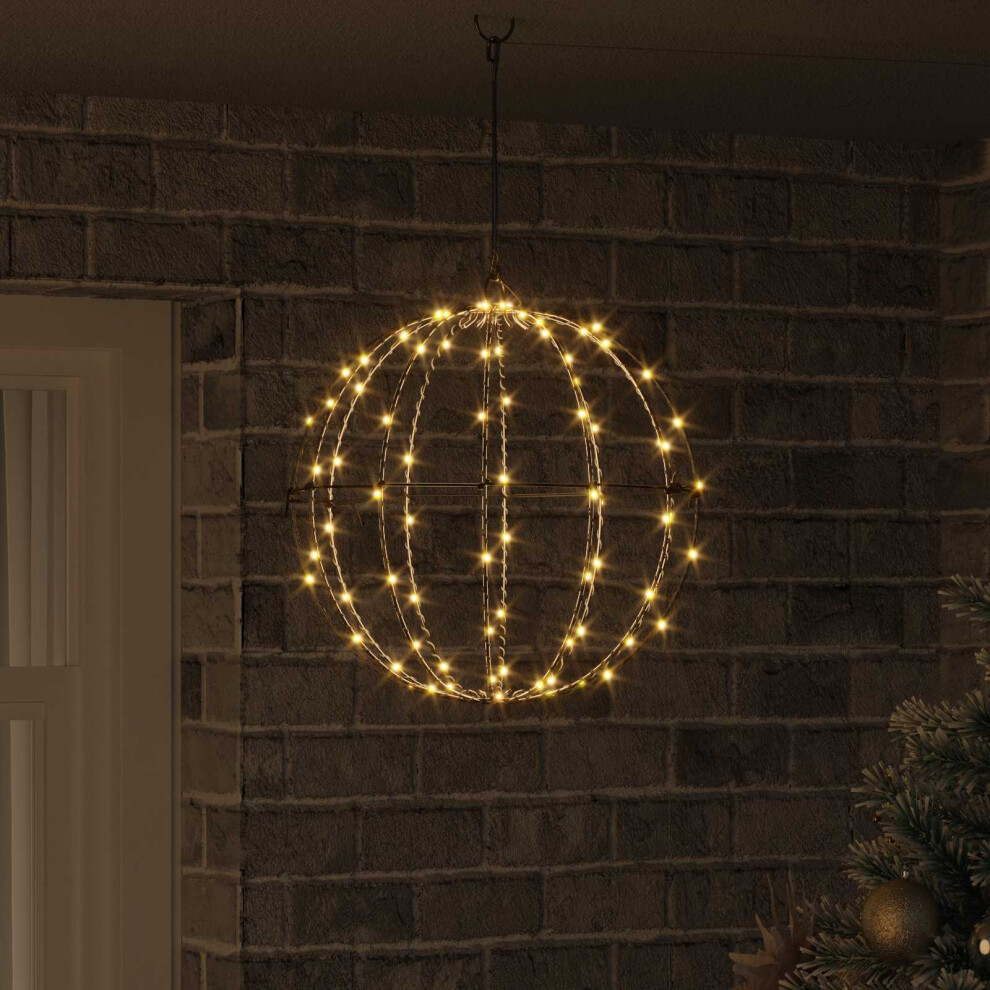 Vidaxl (Warm White, 40 Cm) Christmas Finial Light 96 Leds Warm White Diameter 30 X 32 Cm
