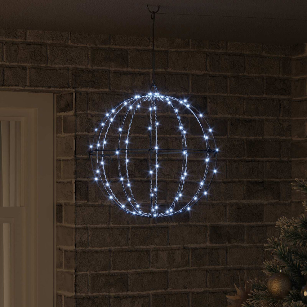 Vidaxl (Cold White, 40 Cm) Christmas Finial Light 96 Leds Warm White Diameter 30 X 32 Cm