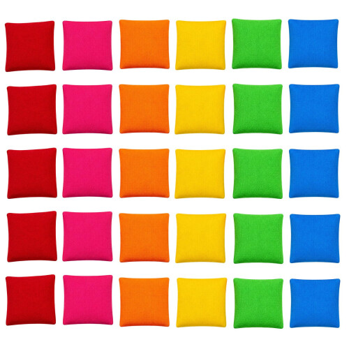 Bean Bags Kids Throwing, 30 Pack 5cm*5cm Small Bean Bag