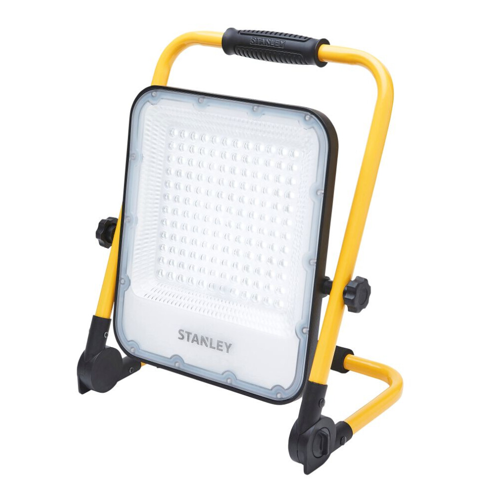Stanley Rechargeable 50W Work Light Yellow Black Foldable Outdoor Integrated LED - Image 2