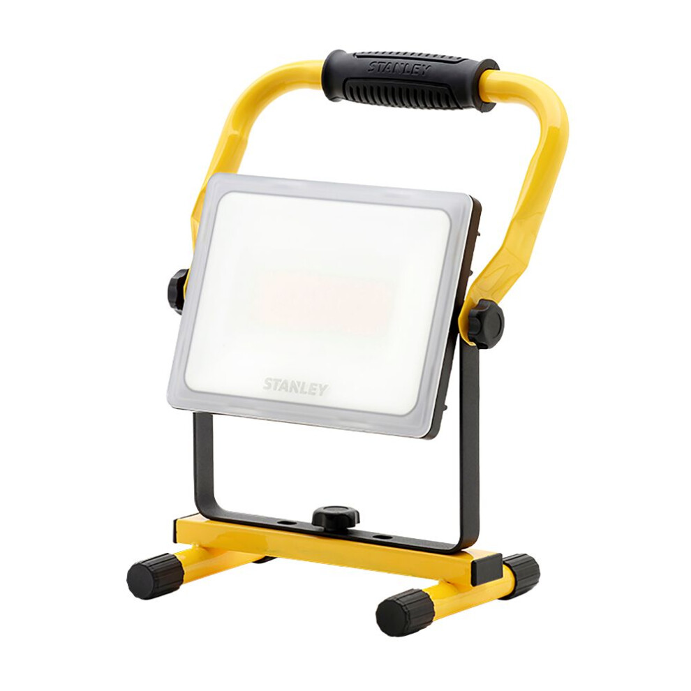 Stanley Foldable Work Light Outdoor Black Yellow Portable 50 Watt LED Floodlight - Image 2