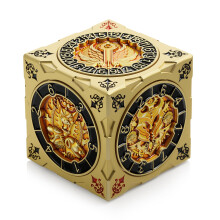 DNDND Luxury Gold Multi-Functional Spinner DND Dice - Premium D&D Monster Themed Metal Dice Cube for TTRPG