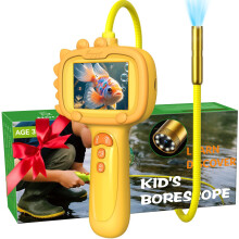 Kids Borescope with Light - Educational Science Exploration Toy Kit | Inspiring Gifts for Boys & Girls Ages 3~12 | Perfect for Camping
