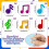 120Pcs Music Mini Eraser Bulk - Musical Note Pencil Rubber Eraser 2