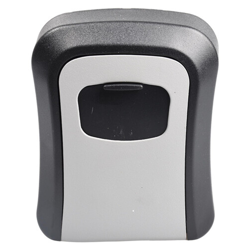 True Face (12x9.5x4.5cm, Grey) Wall Mounted Key Lock Box 4 Digit Combination Lock 1